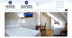 Desktop Screenshot of hotel-lourdes-majestic.com