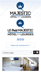 Mobile Screenshot of hotel-lourdes-majestic.com